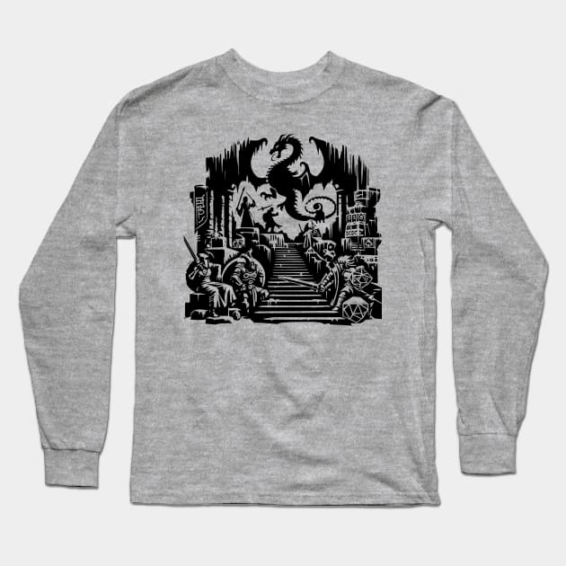 Realm of Valor Long Sleeve T-Shirt by GeekyGetters